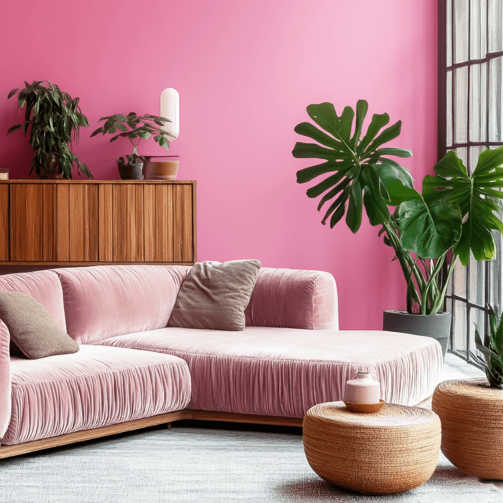 Pittura Murale Opaco Pregiato Rosa Baby Principessa N° 401 Design Collection 5L