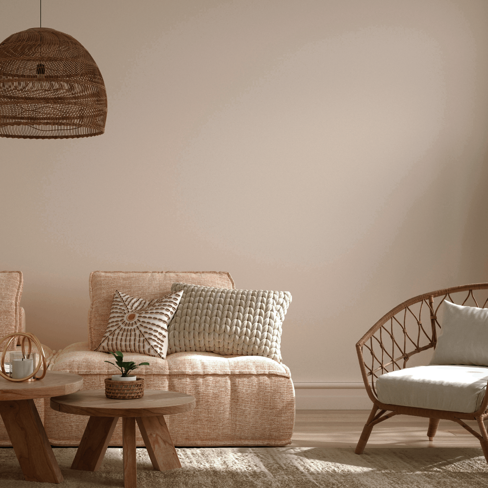 Peinture murale beige mat/crème n° 129 Design Collection 5L