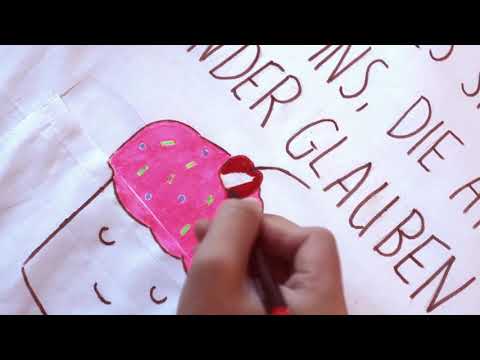 Craft colors® textielstiftenset, 20 x textielstiften, machinewasbaar 